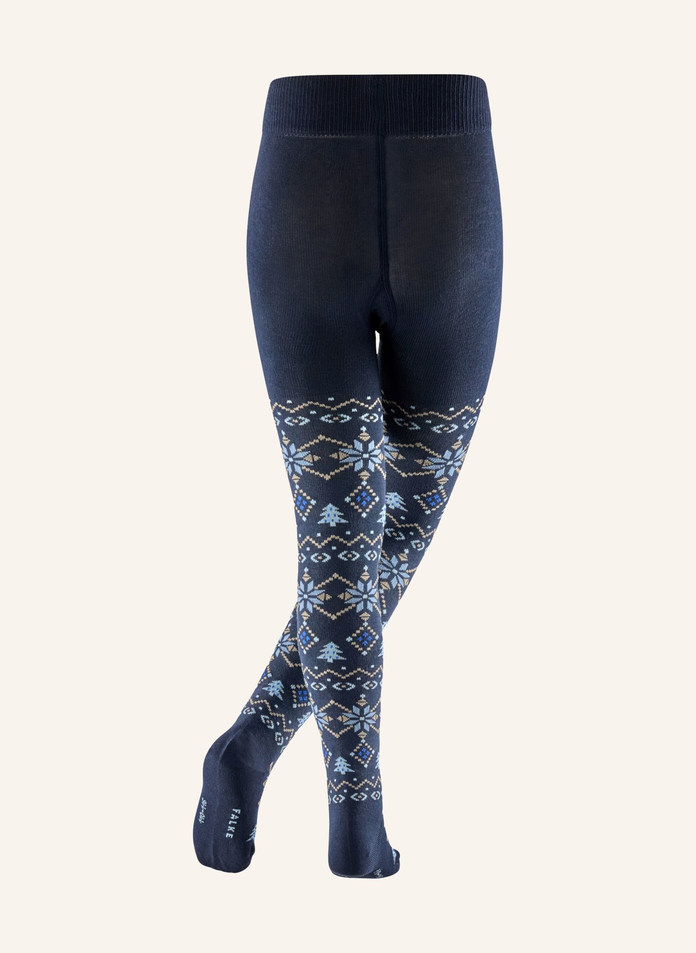 FALKE Panty NORDIC FAIR ISLE: 6116 SPACE BLUE