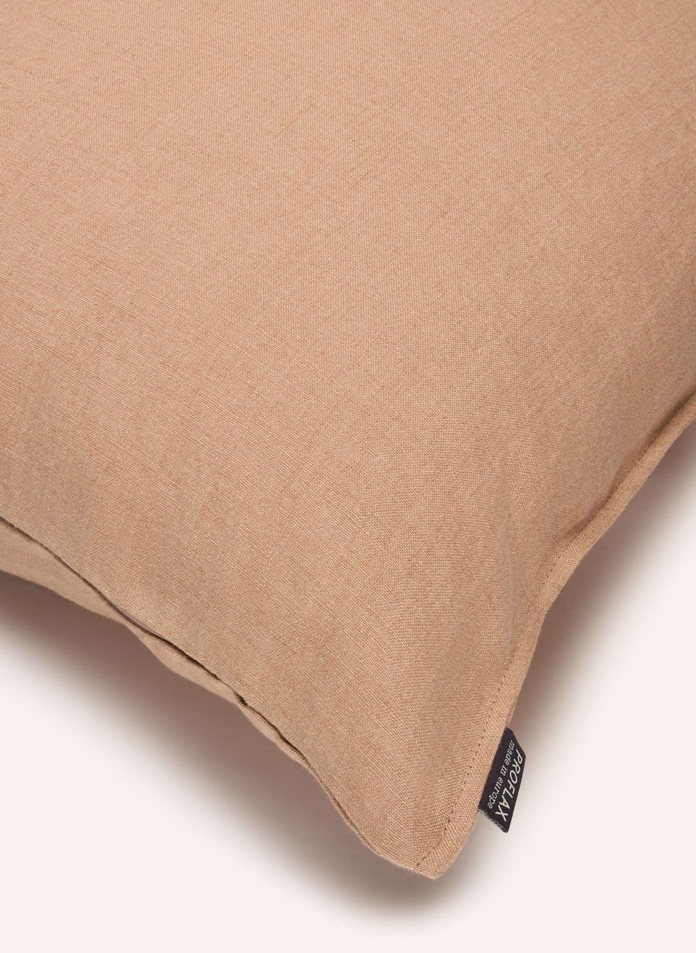 PROFLAX Sierkussenhoes van linnen: CAMEL