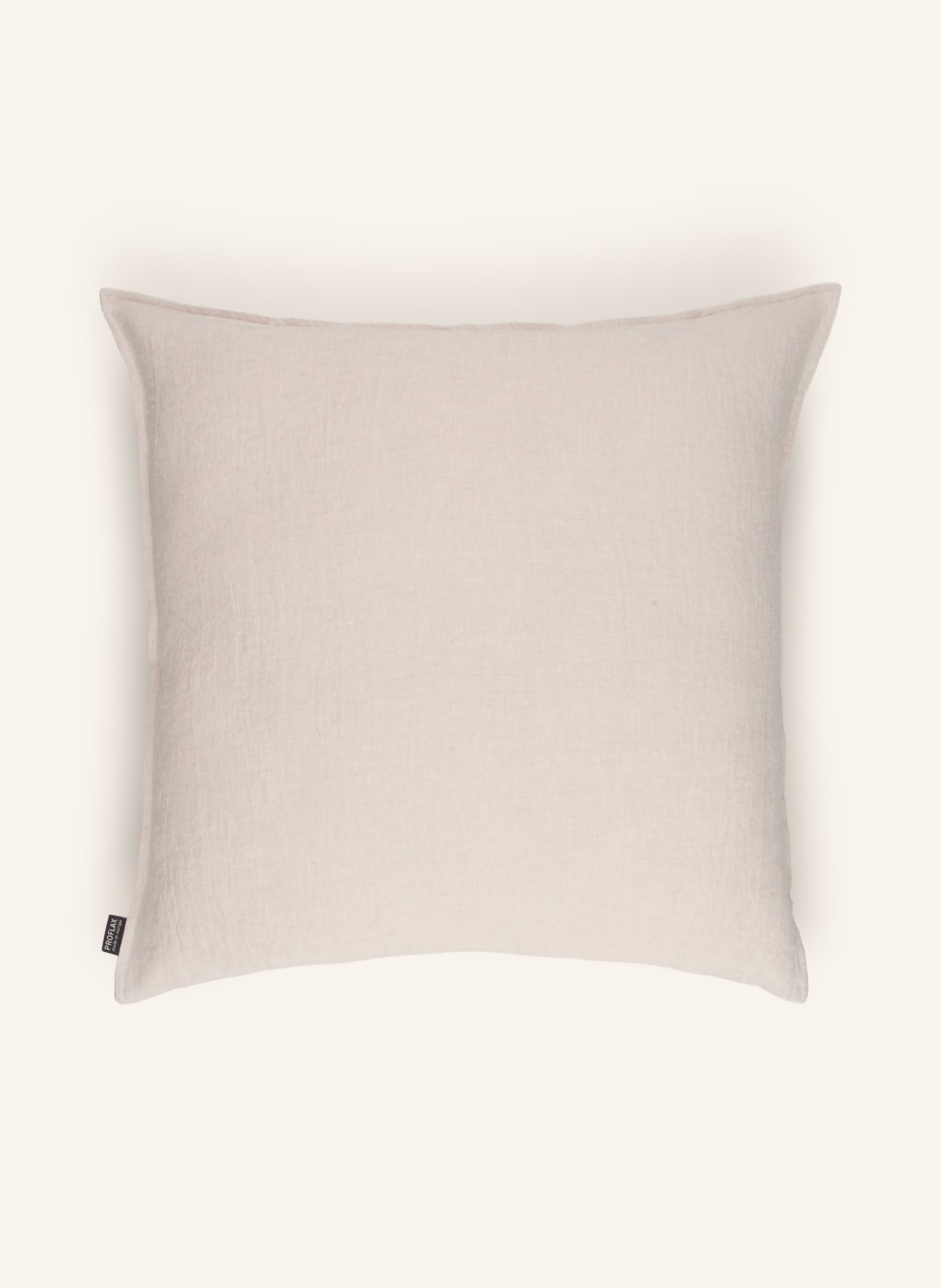 PROFLAX Decorative linen cushion cover: BEIGE