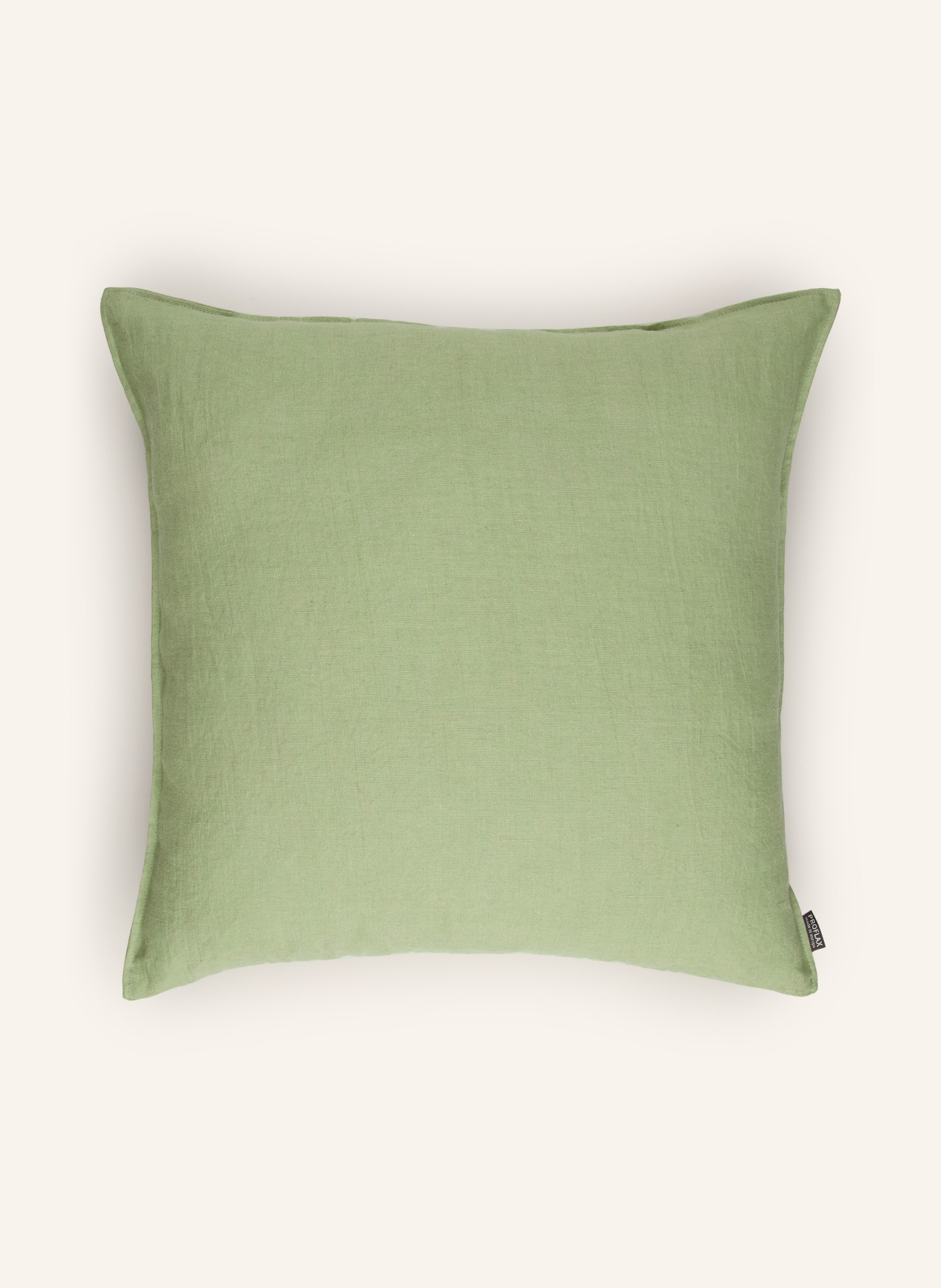 PROFLAX Decorative linen cushion cover: GREEN