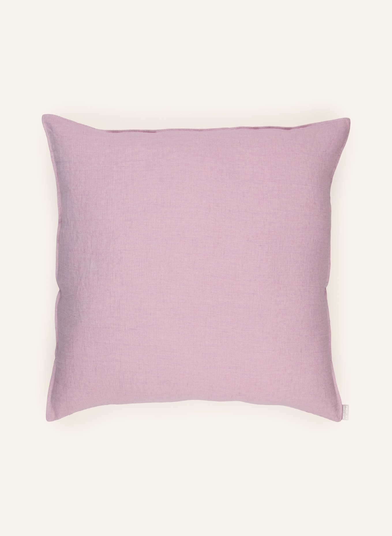 PROFLAX Housse de coussin décorative en lin: LILAS CLAIR
