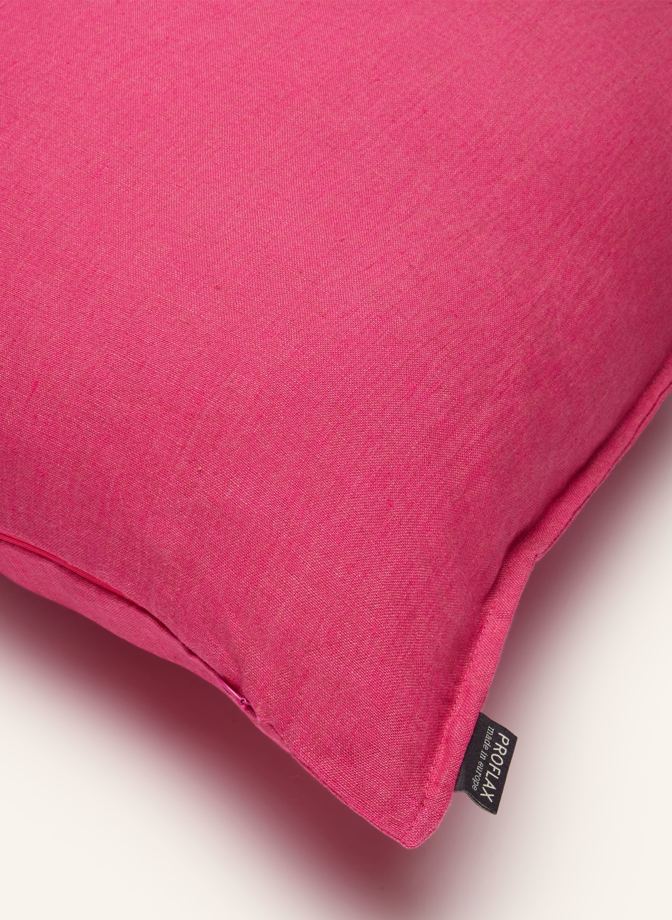 PROFLAX Decorative linen cushion cover: PINK