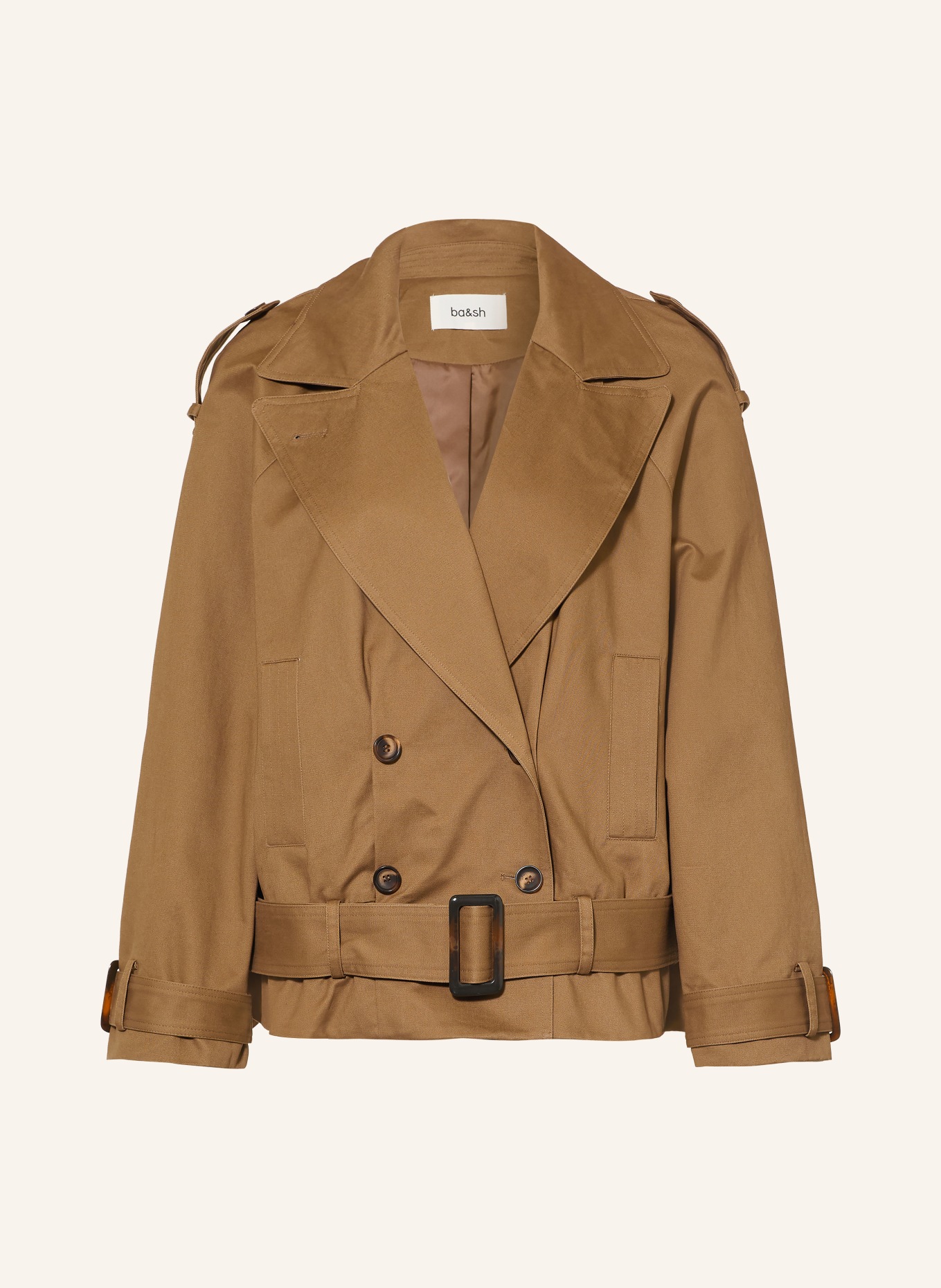 ba&sh Trench-Jacke WINNIE: BRAUN
