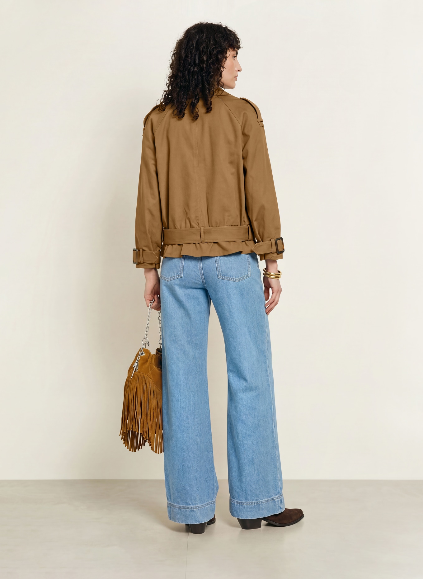 ba&sh Trench-Jacke WINNIE: BRAUN