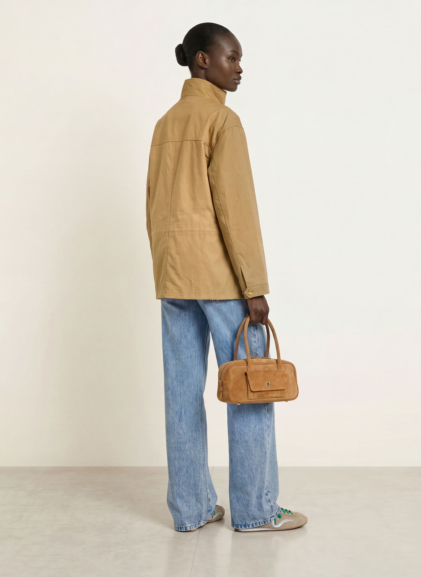 SANDRO Fieldjacket: CAMEL
