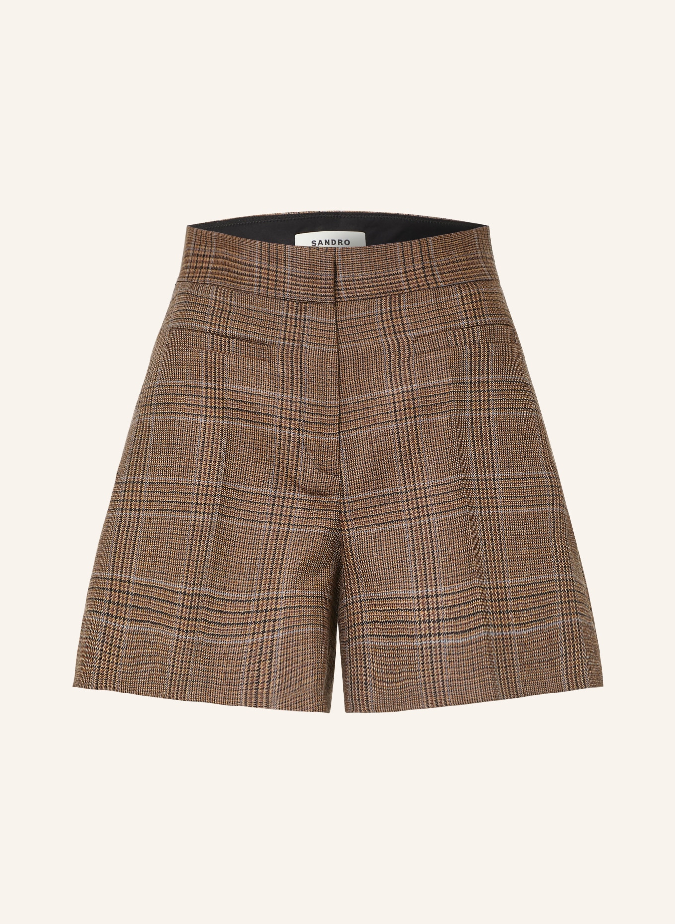SANDRO Shorts: TAUPE / DUNKELBRAUN / HELLBLAU