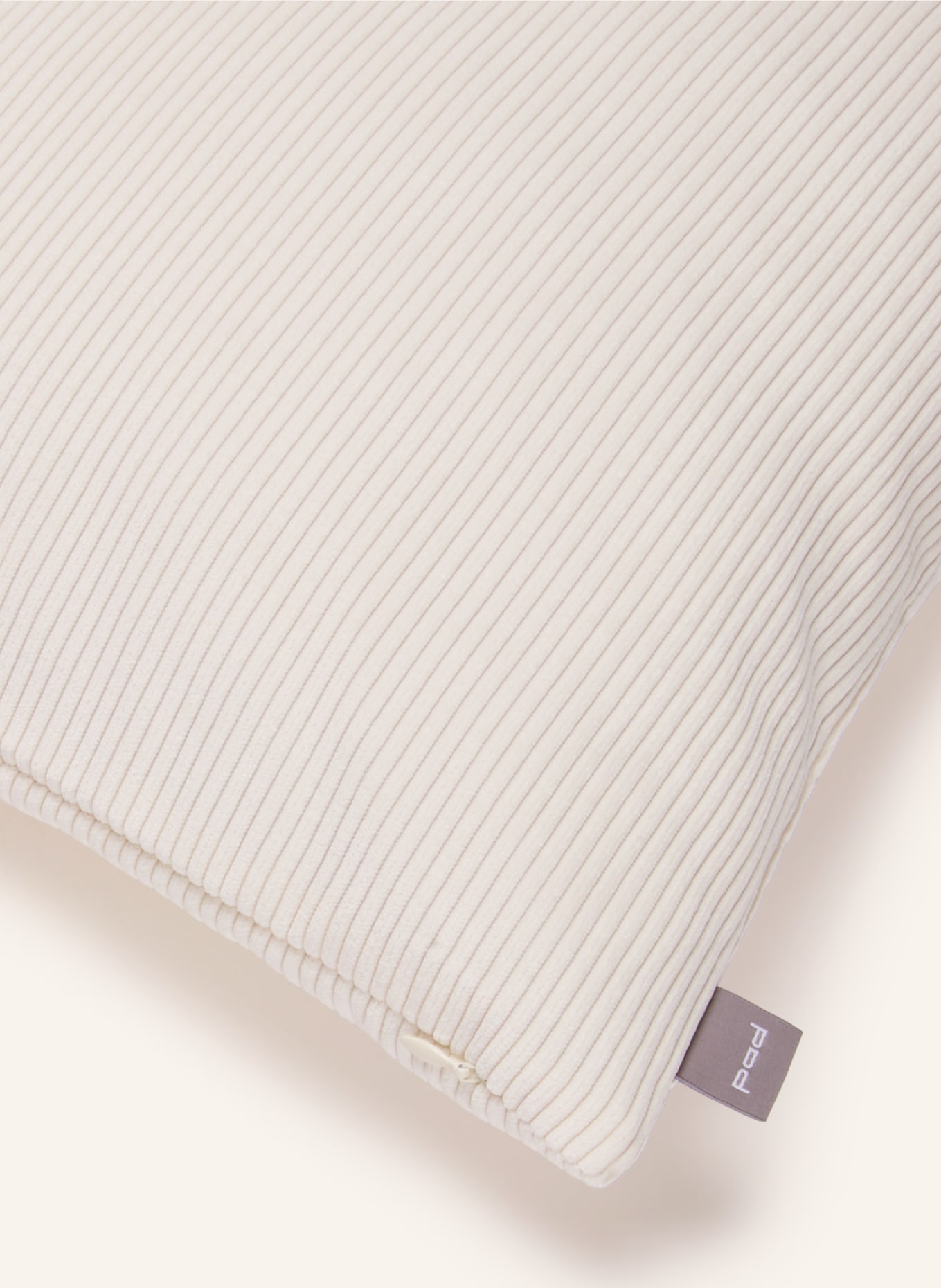 PAD Sierkussenhoes CASUAL van corduroy: CRÈME