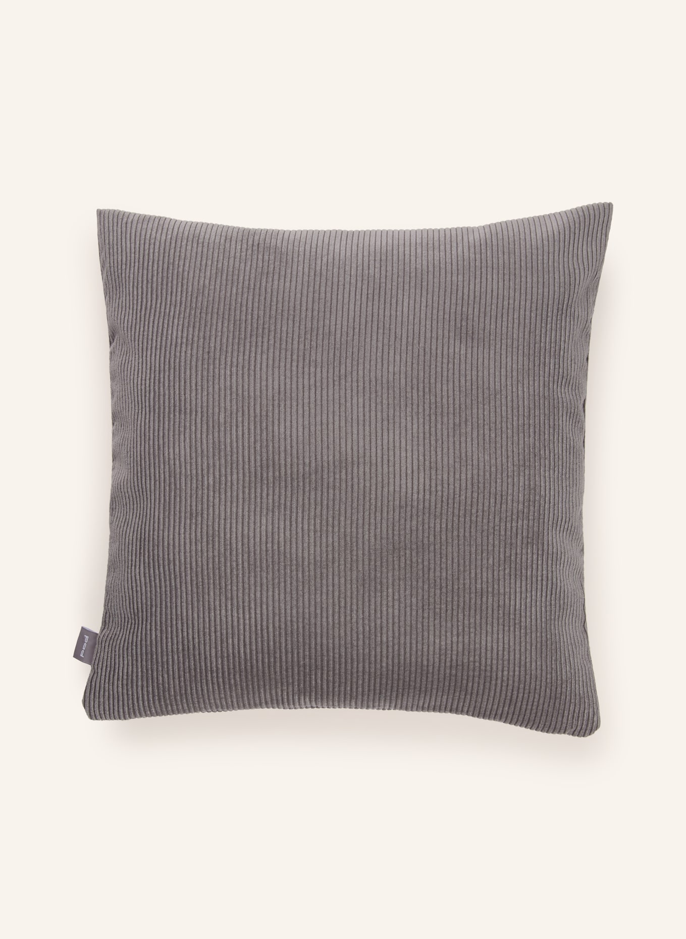 PAD Sierkussenhoes CASUAL van corduroy: GRIJS