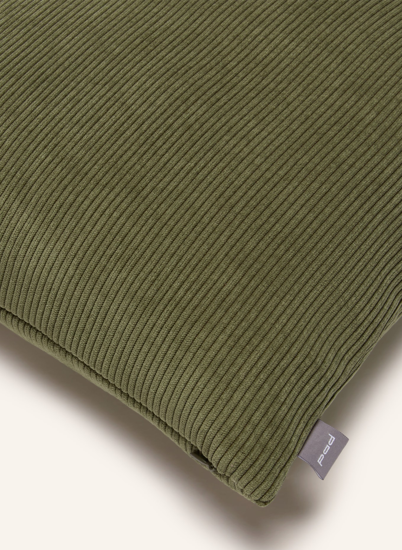 PAD Sierkussenhoes CASUAL van corduroy: LICHTGROEN