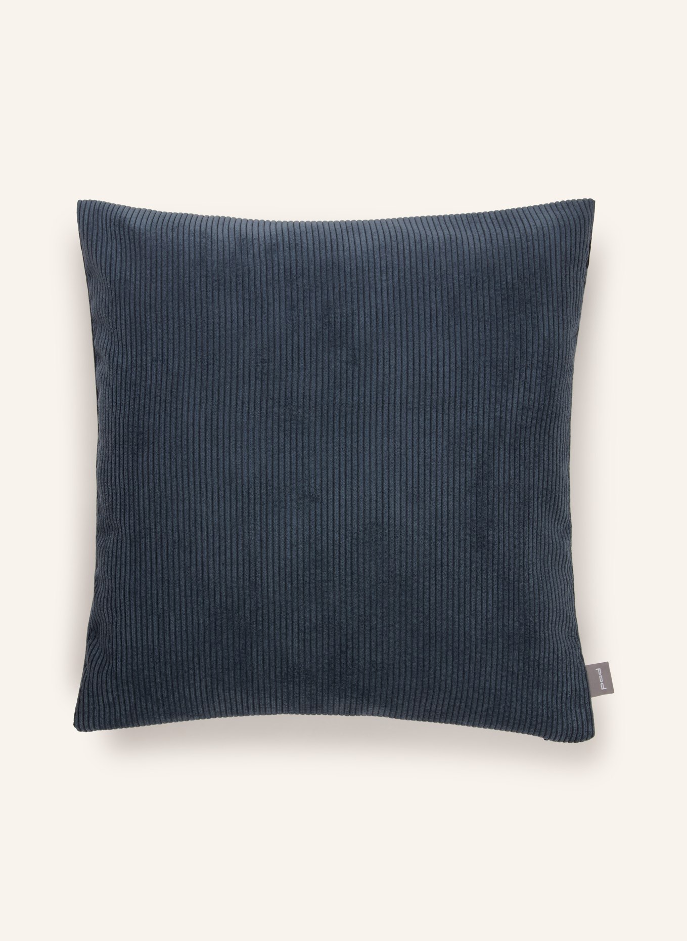 PAD Sierkussenhoes CASUAL van corduroy: BLAUWGRIJS