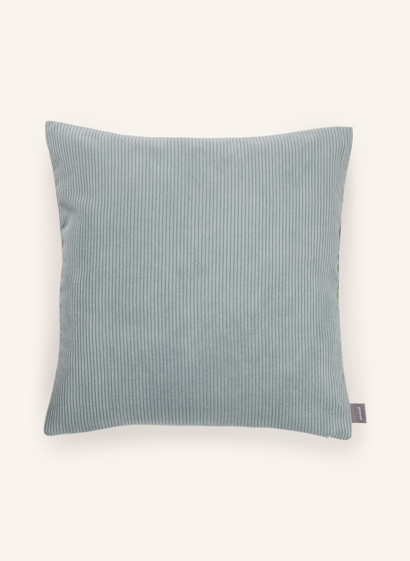 PAD Sierkussenhoes CASUAL van corduroy: BLAUWGRIJS