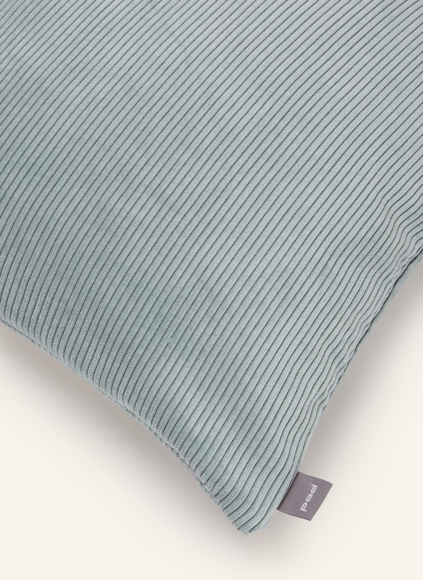 PAD Sierkussenhoes CASUAL van corduroy: BLAUWGRIJS