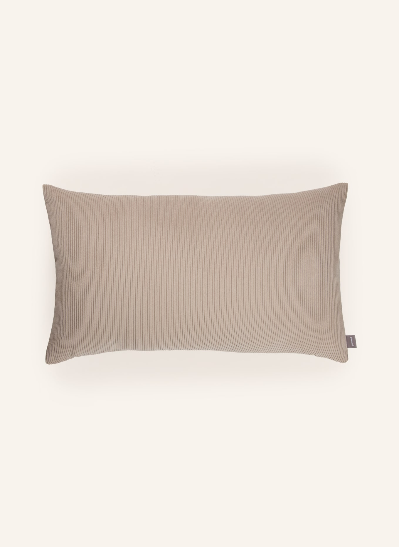 PAD Housse de coussin décorative CASUAL en velours côtelé: BEIGE
