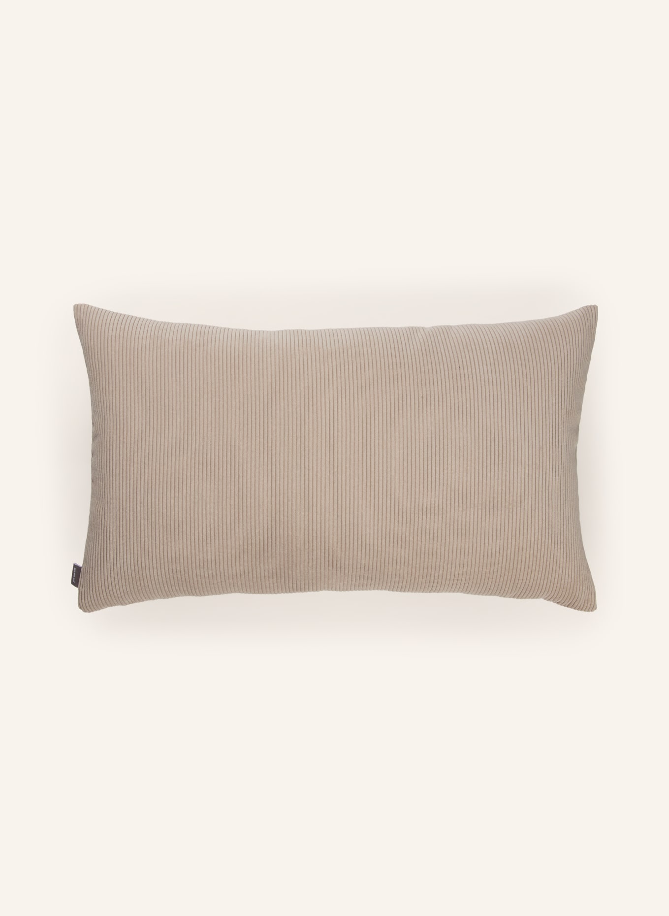 PAD Housse de coussin décorative CASUAL en velours côtelé: BEIGE