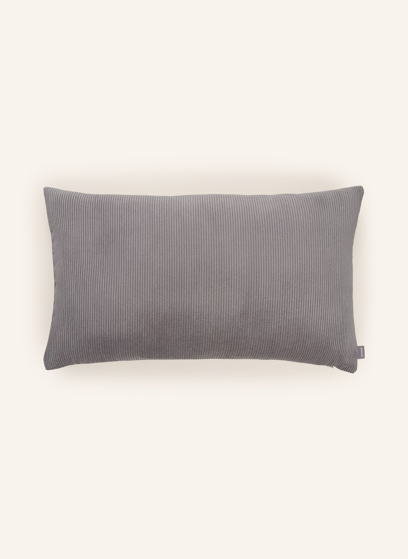 PAD Dekokissenhülle CASUAL aus Cord: GRAU