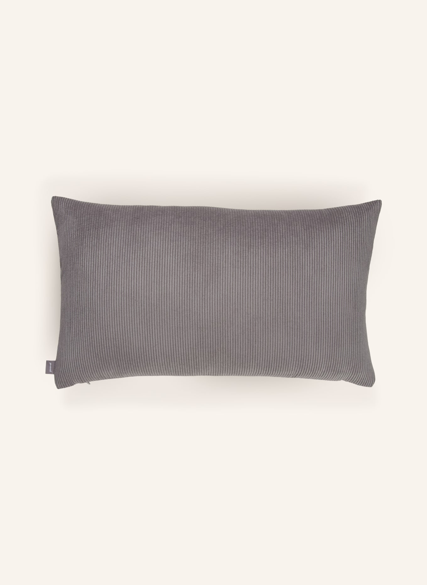 PAD Dekokissenhülle CASUAL aus Cord: GRAU