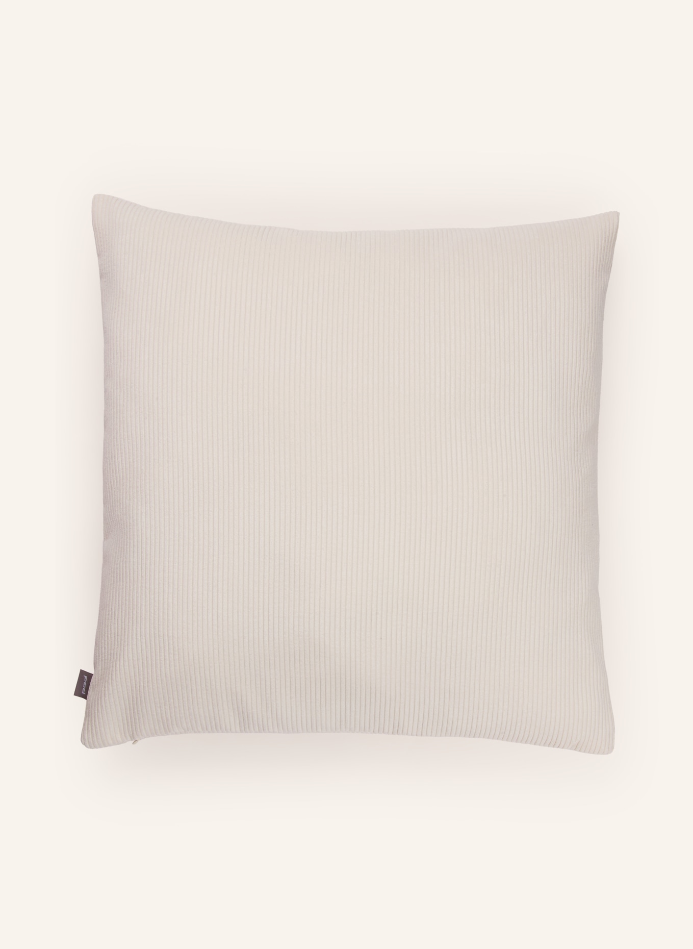 PAD Sierkussenhoes CASUAL van corduroy: WIT