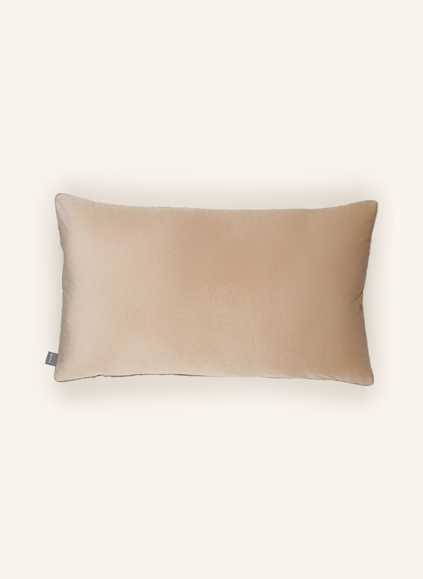 PAD Dekokissenhülle ELEGANCE aus Samt: BEIGE