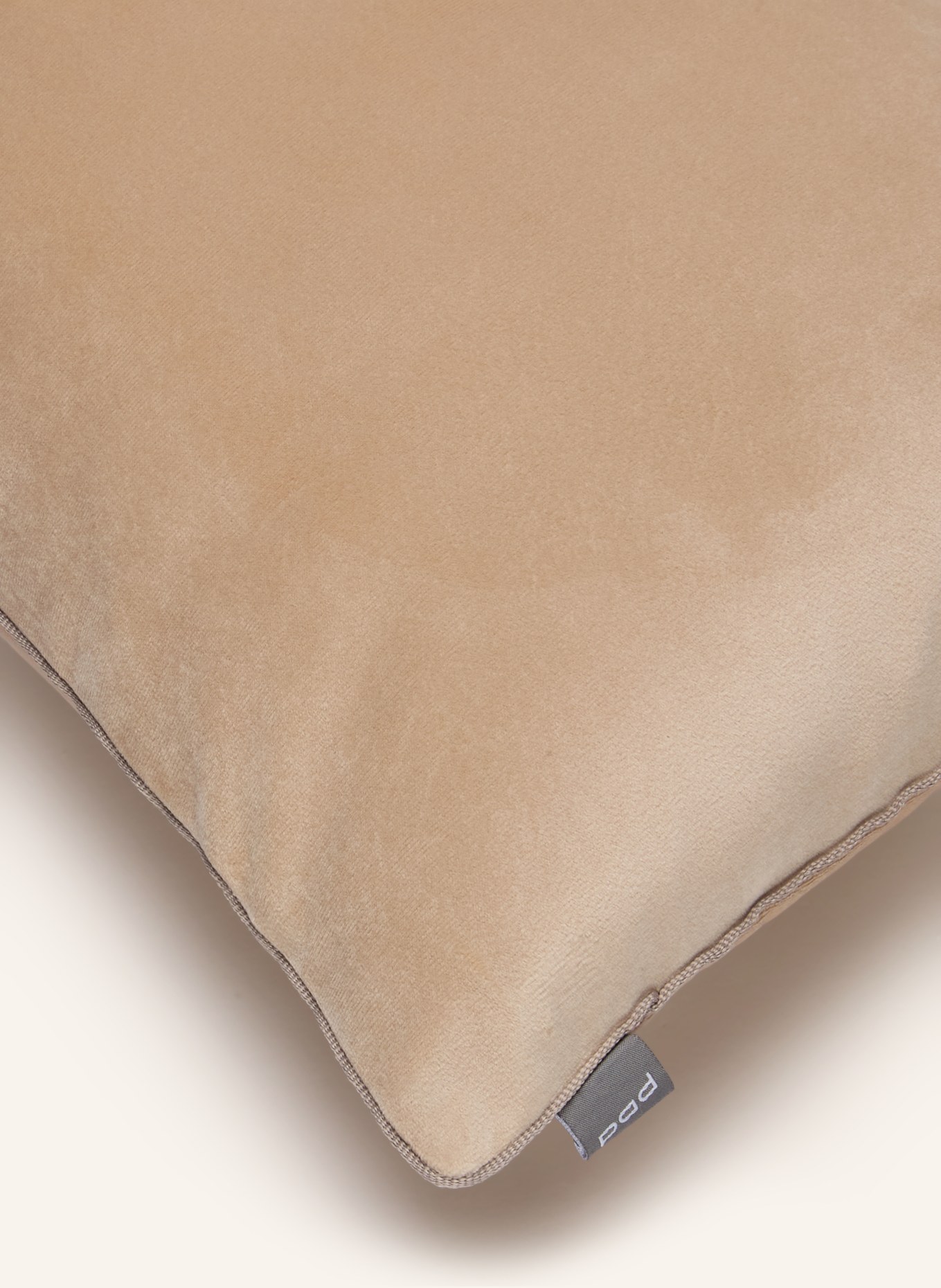 PAD Dekokissenhülle ELEGANCE aus Samt: BEIGE