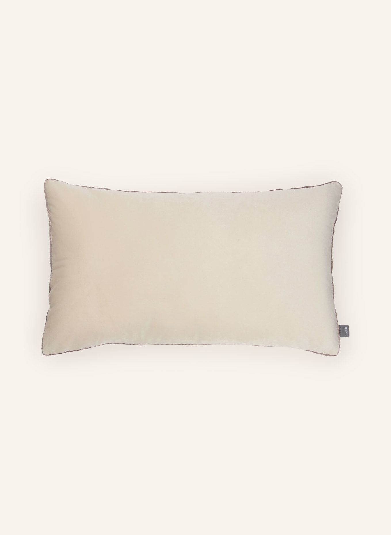 PAD ELEGANCE Decorative cushion cover, Velvet: ECRU
