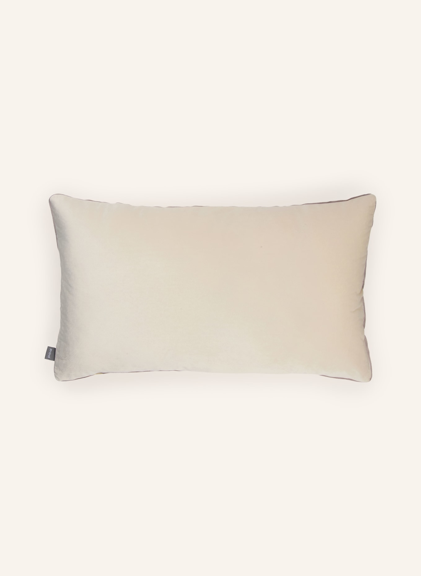 PAD ELEGANCE Decorative cushion cover, Velvet: ECRU