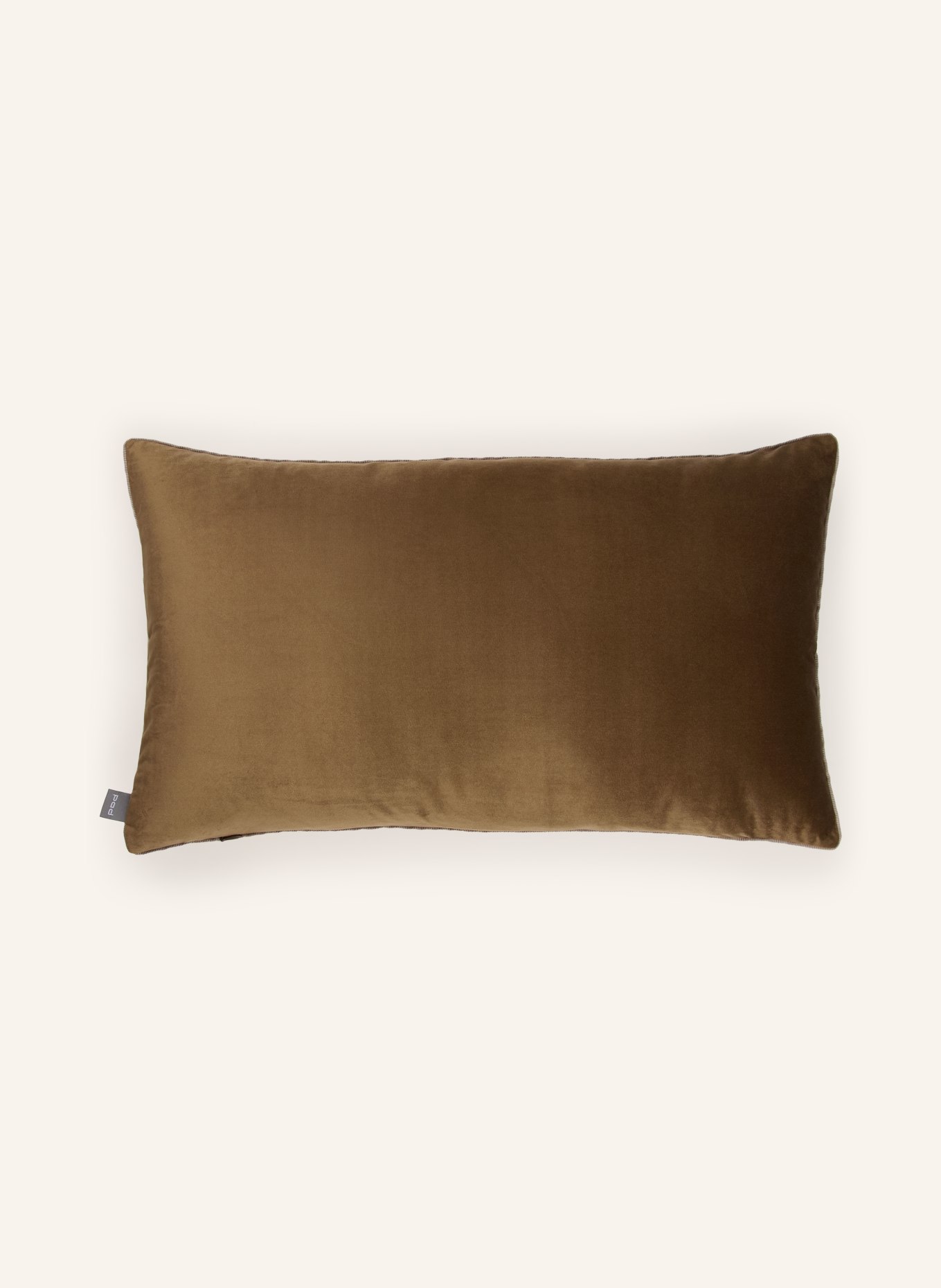 PAD ELEGANCE Decorative cushion cover, Velvet: TAUPE