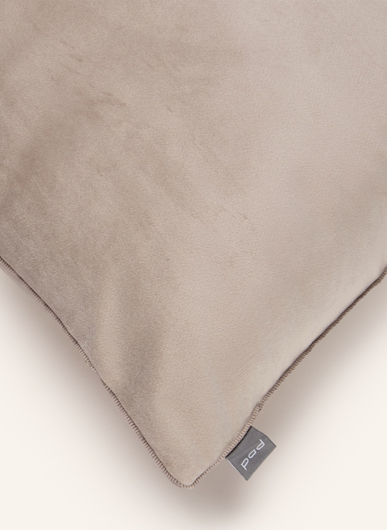 PAD Dekokissenhülle ELEGANCE aus Samt: GRAU