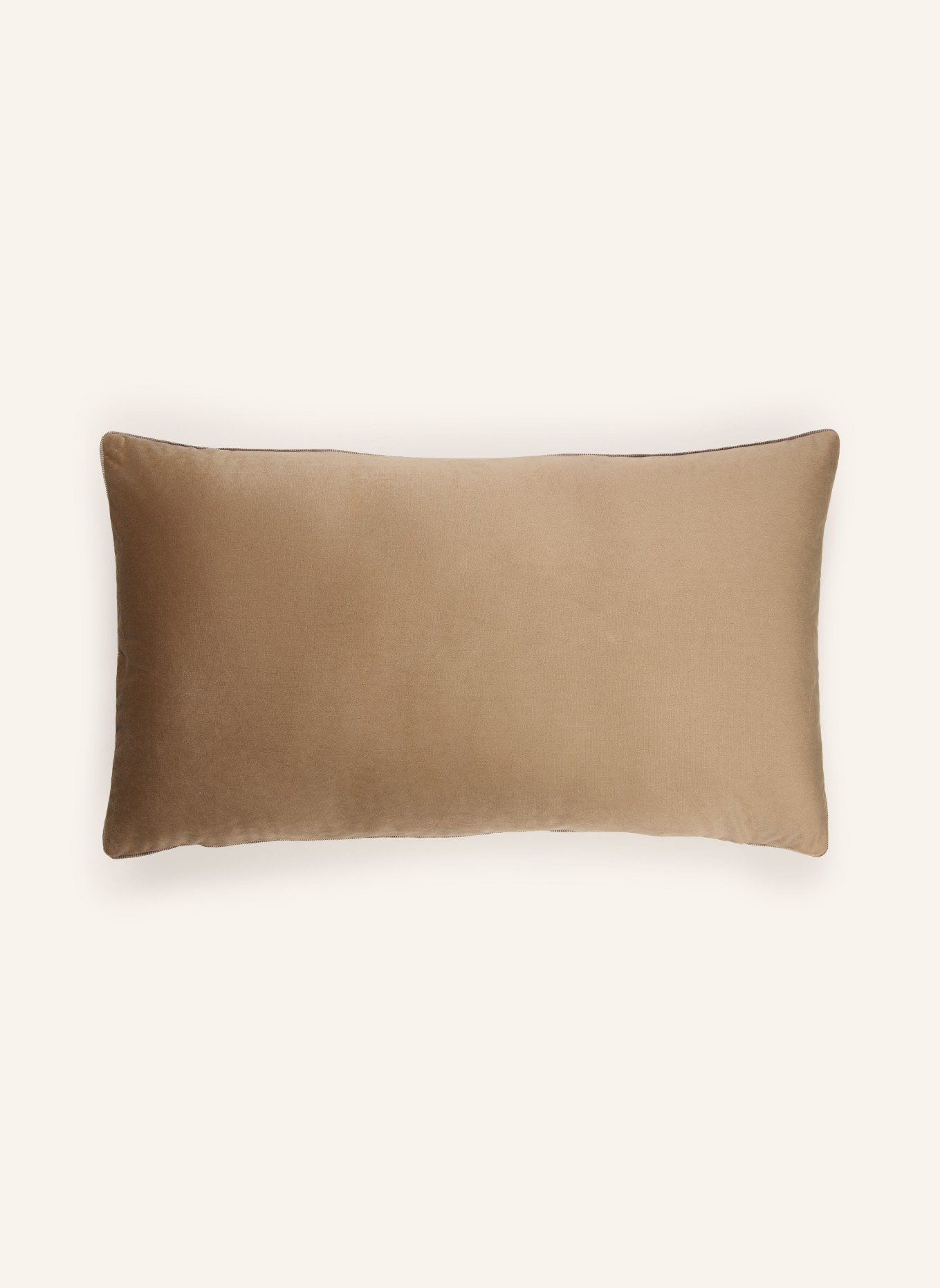 PAD Housse de coussin décorative ELEGANCE en velours: BEIGE