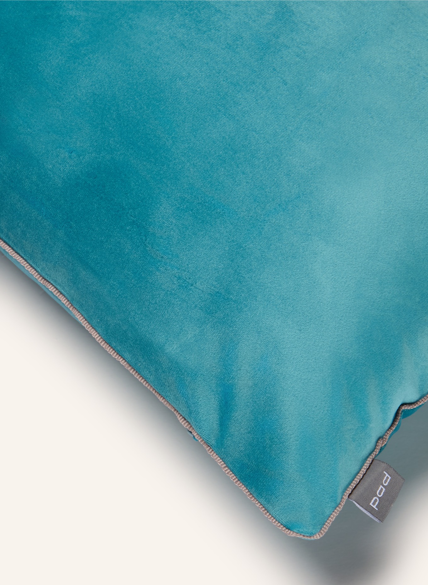 PAD ELEGANCE Decorative cushion cover, Velvet: NEON TURQUOISE