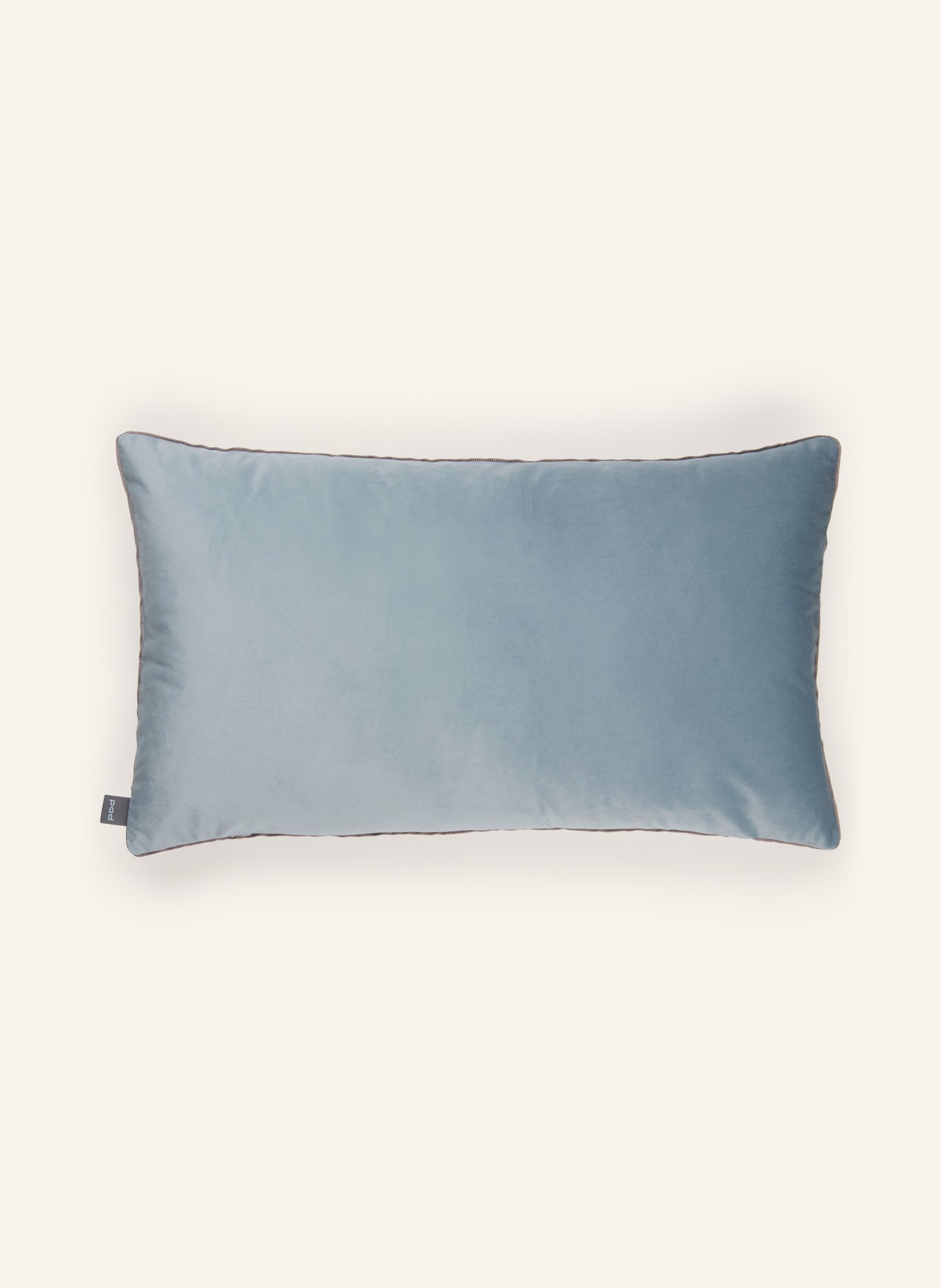 PAD ELEGANCE Decorative cushion cover, Velvet: BLUE GRAY