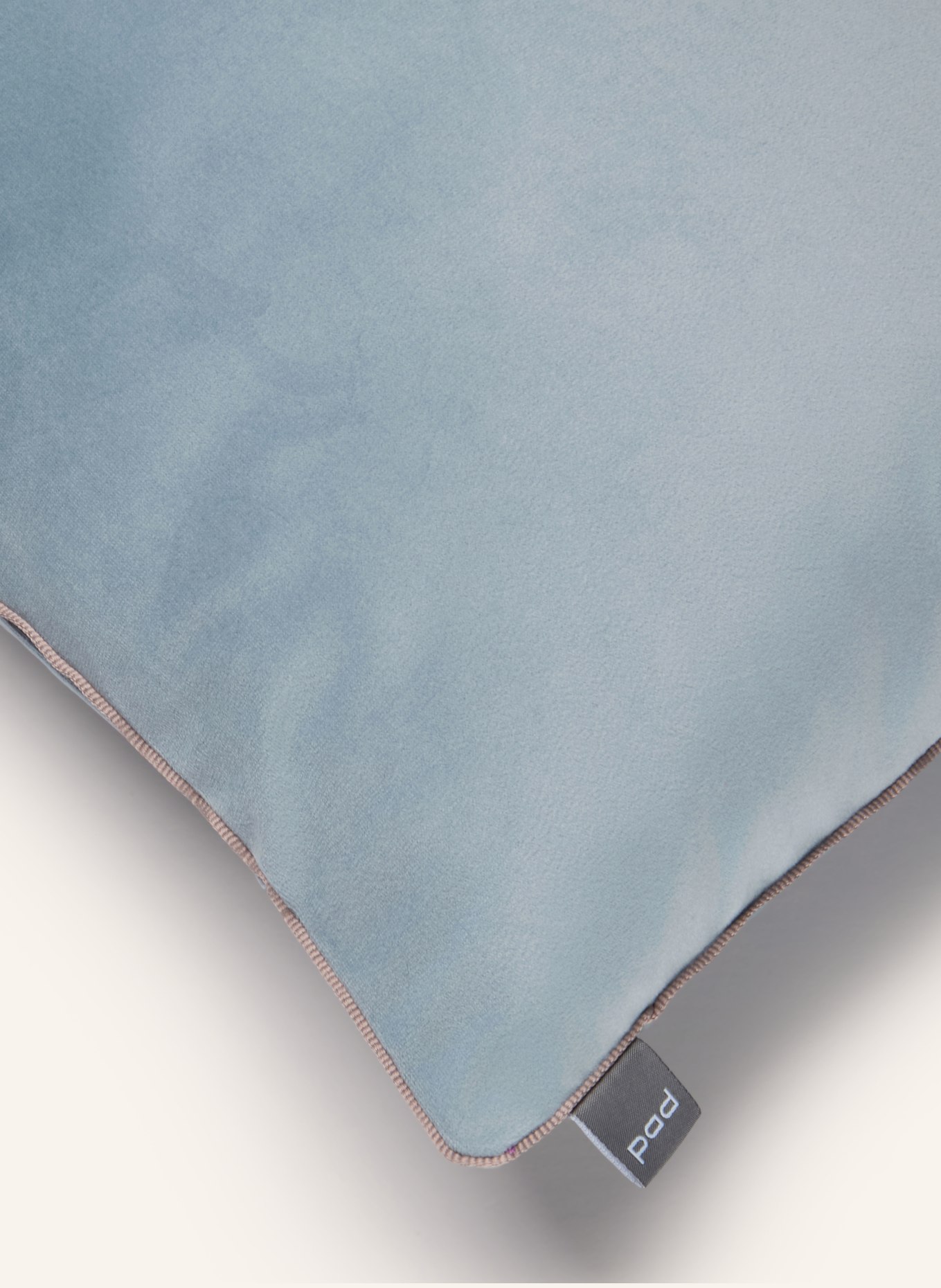 PAD ELEGANCE Decorative cushion cover, Velvet: BLUE GRAY