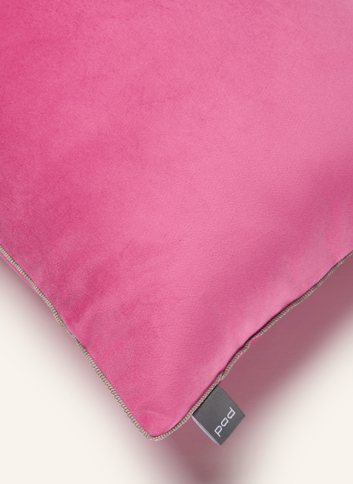 PAD ELEGANCE Decorative cushion cover, Velvet: PINK
