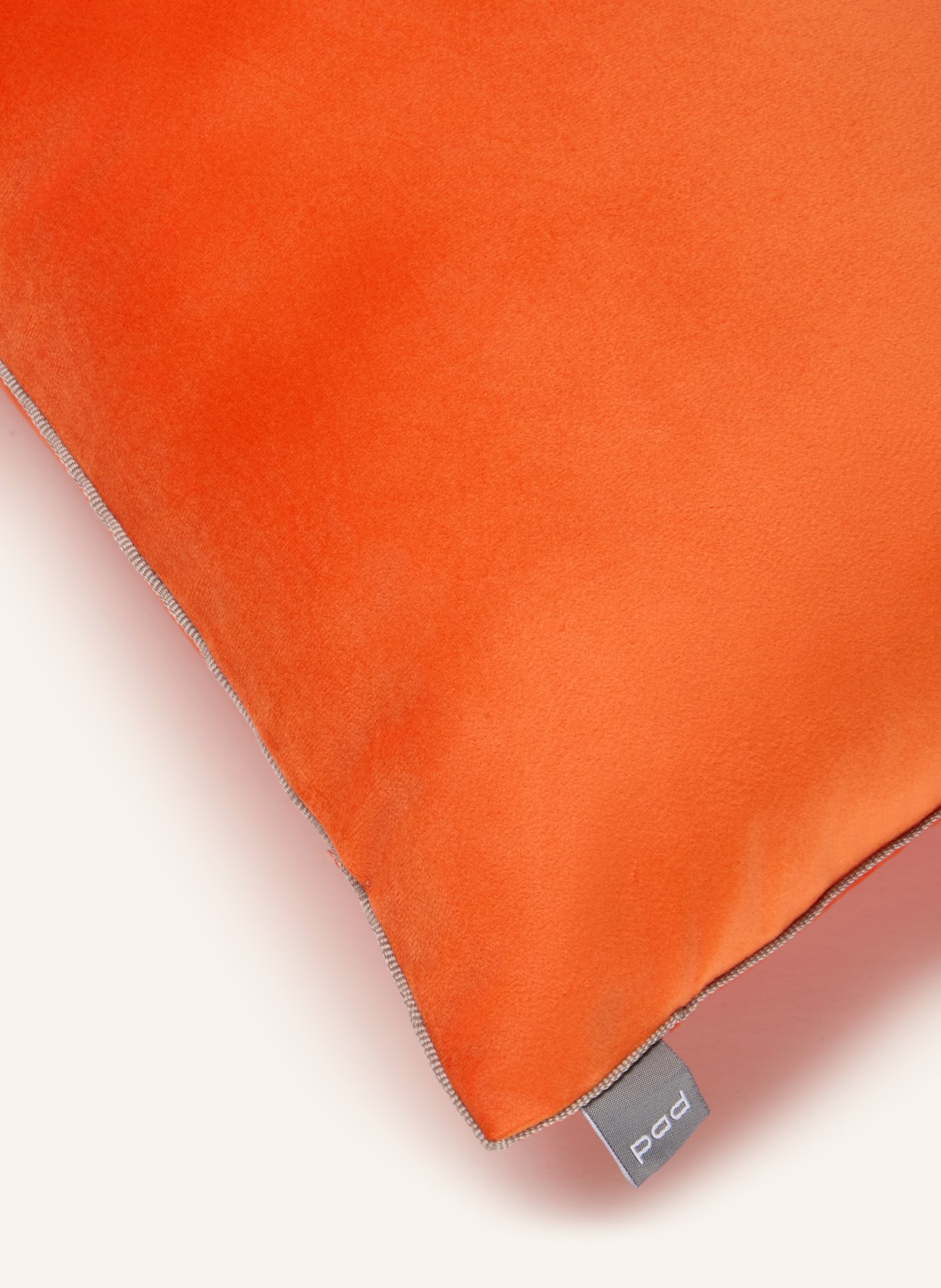 PAD ELEGANCE Decorative cushion cover, Velvet: ORANGE