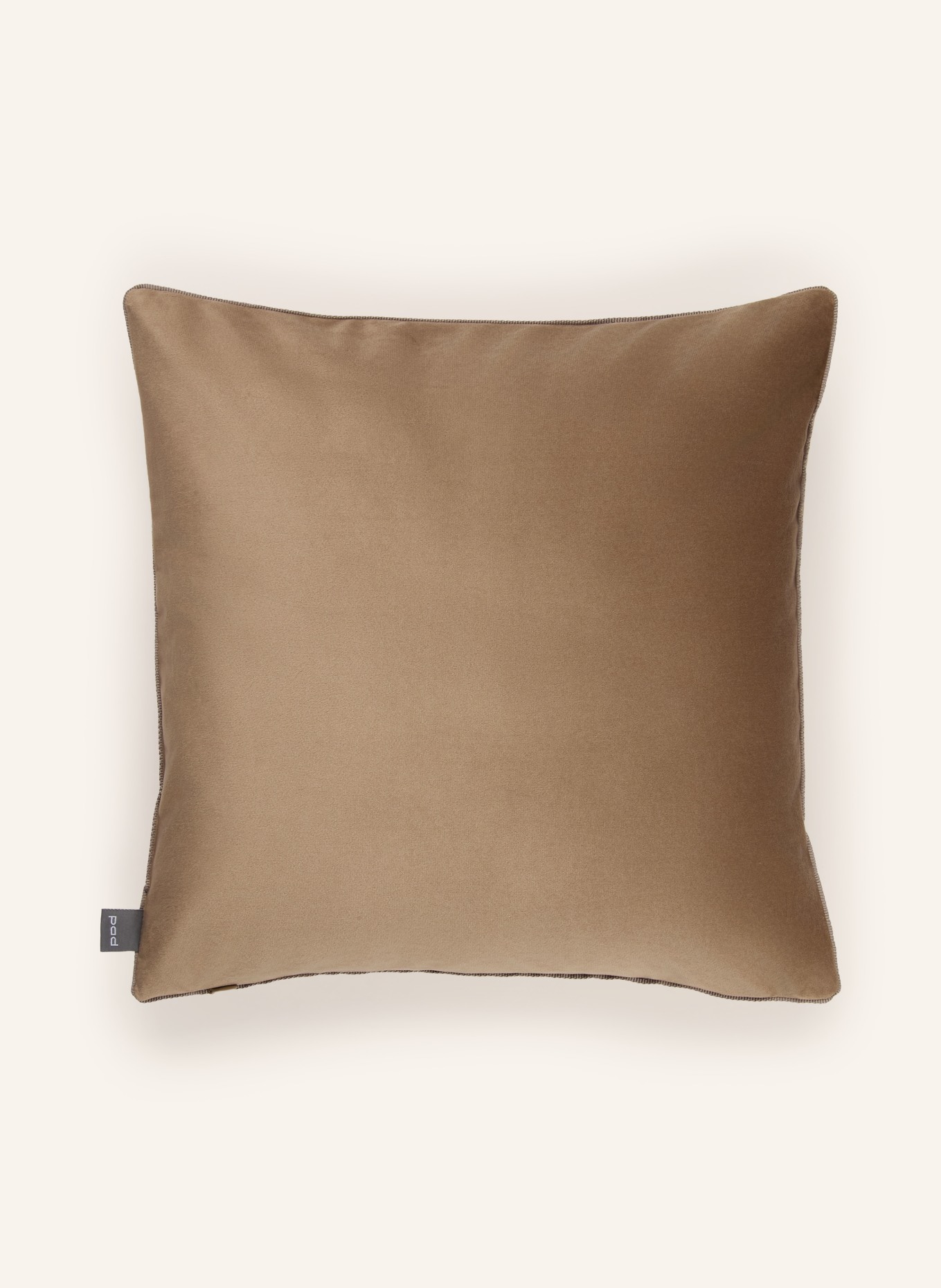 PAD Sierkussenhoes ELEGANCE van fluweel: BEIGE