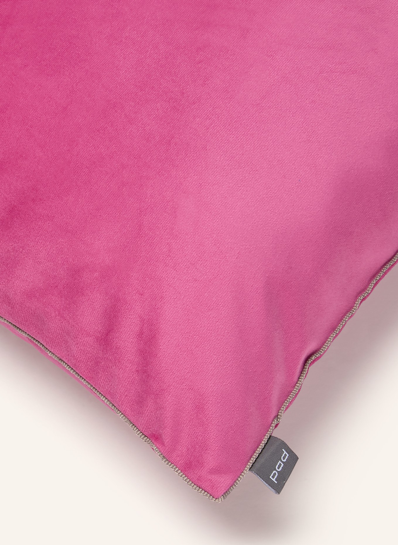 PAD ELEGANCE Decorative cushion cover, Velvet: PINK
