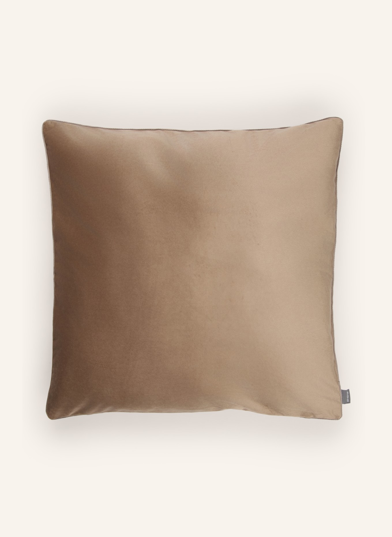 PAD Sierkussenhoes ELEGANCE van fluweel: BEIGE