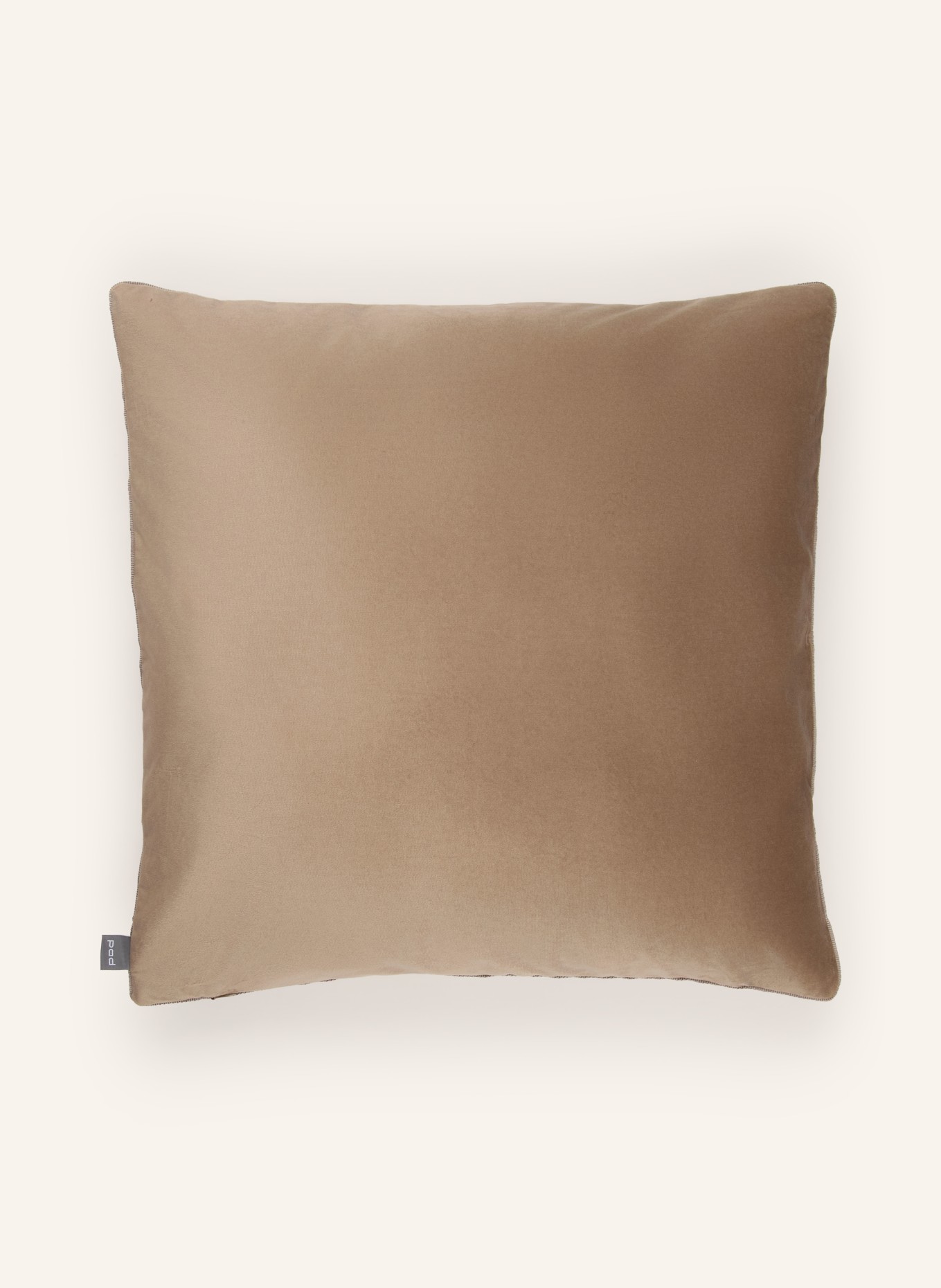 PAD Sierkussenhoes ELEGANCE van fluweel: BEIGE