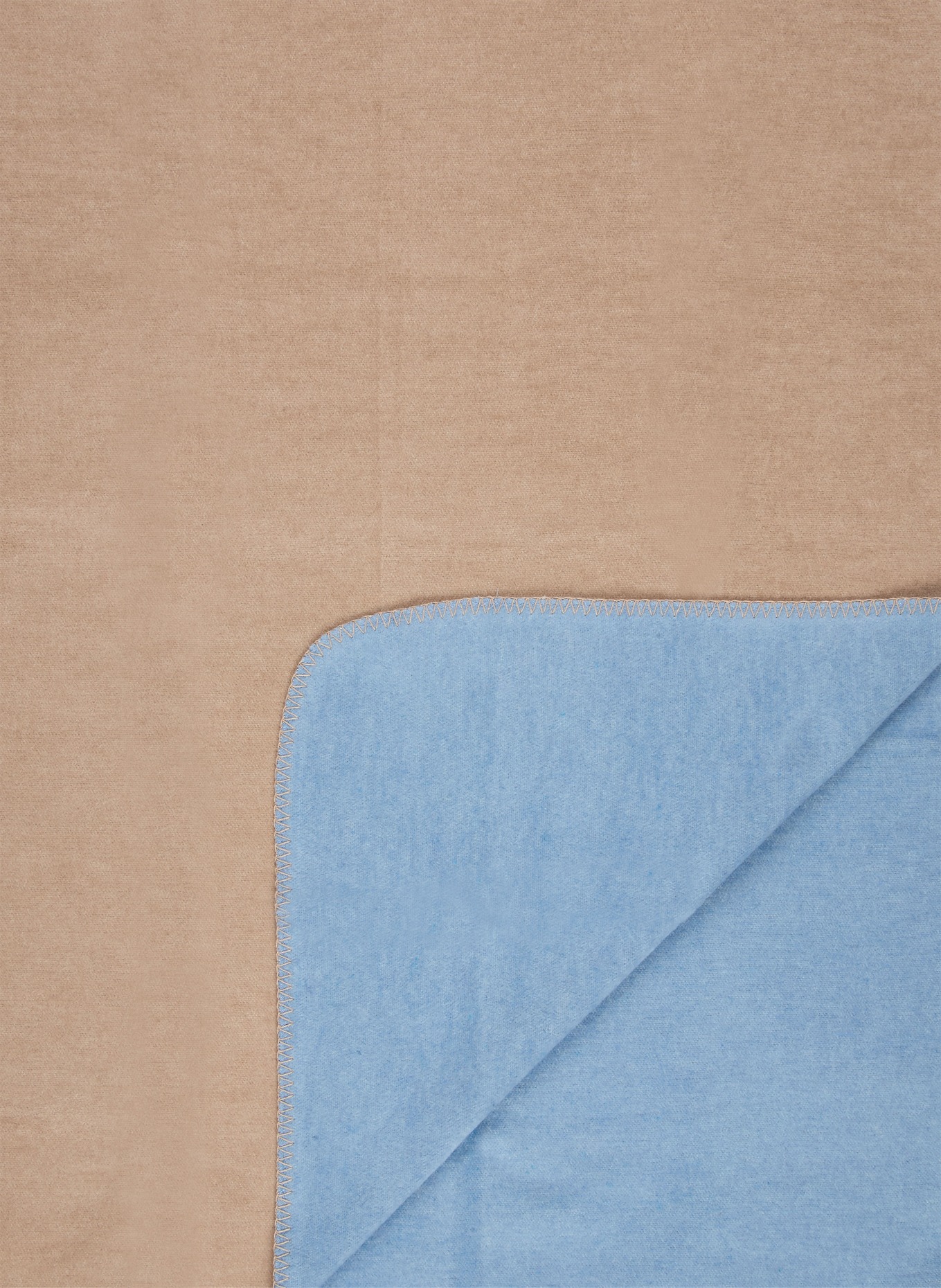 PAD Plaid HOBART: BEIGE / BLEU CLAIR