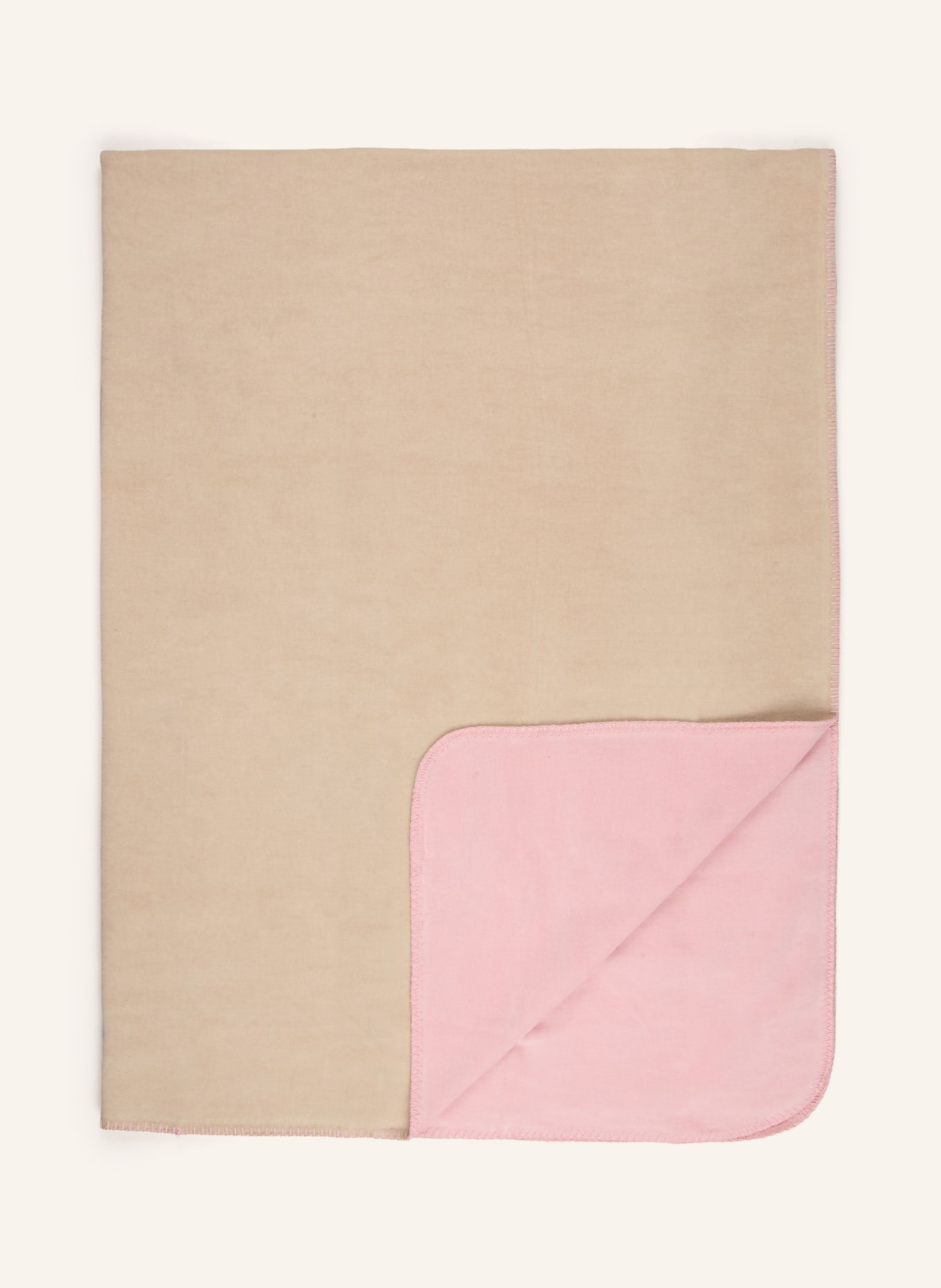PAD Plaid HOBART: BEIGE / ROSE