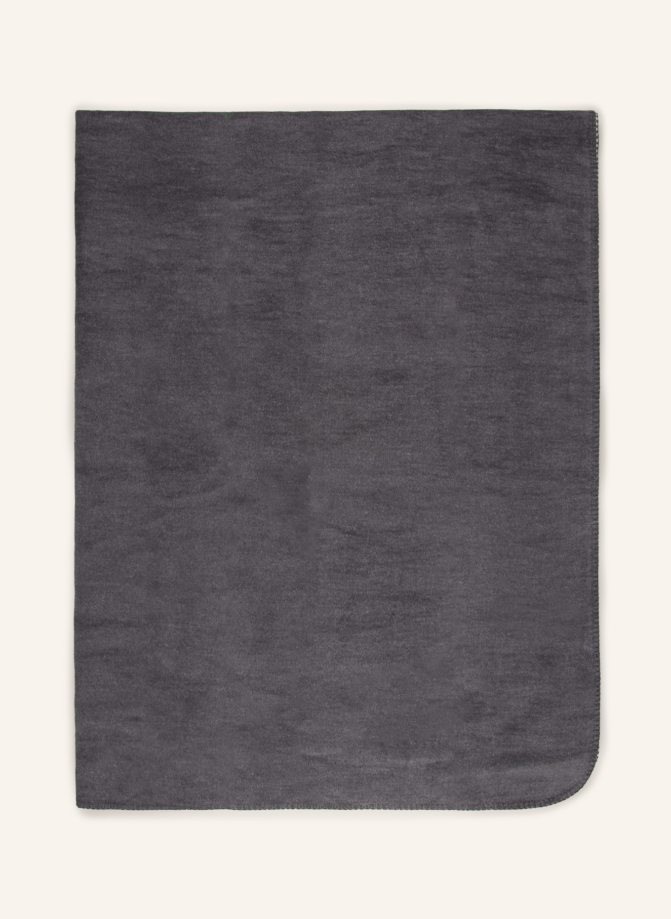 PAD HOBART Throw blanket: DARK GRAY / LIGHT GRAY