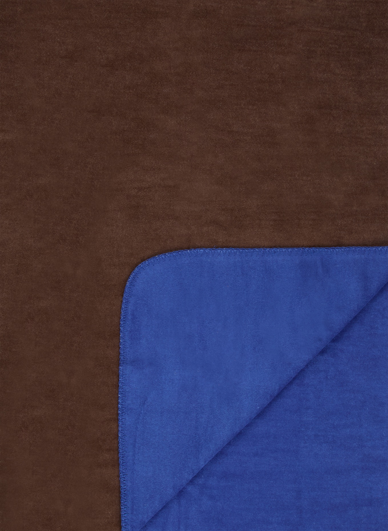 PAD Plaid HOBART: MARRON FONCÉ / BLEU