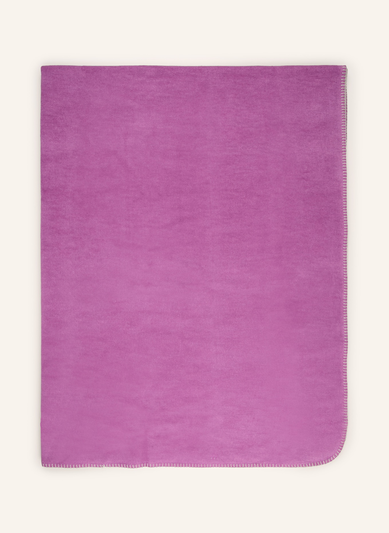 PAD HOBART Throw blanket: DUSKY PINK / LIGHT GRAY