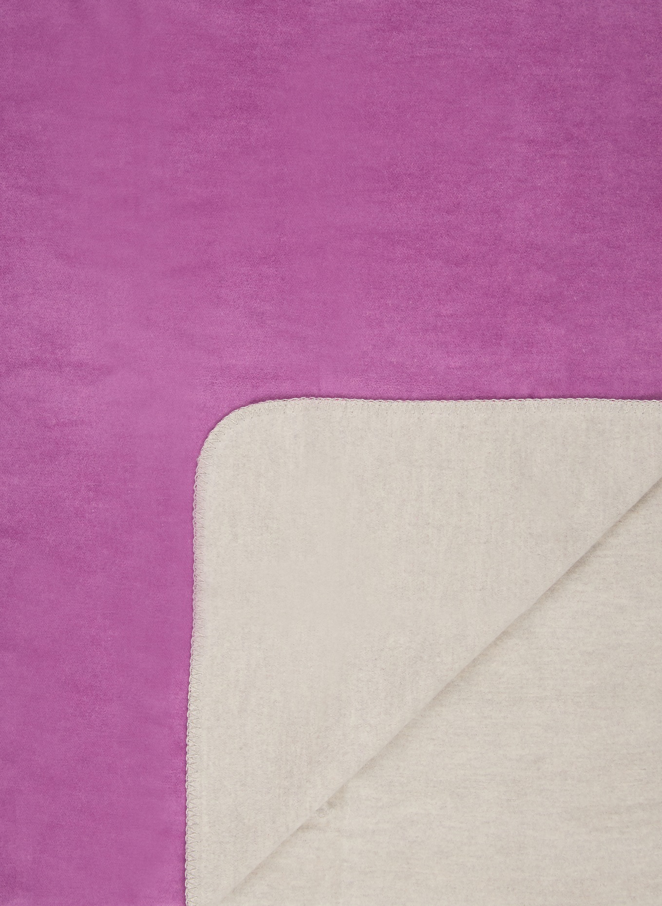 PAD HOBART Throw blanket: DUSKY PINK / LIGHT GRAY
