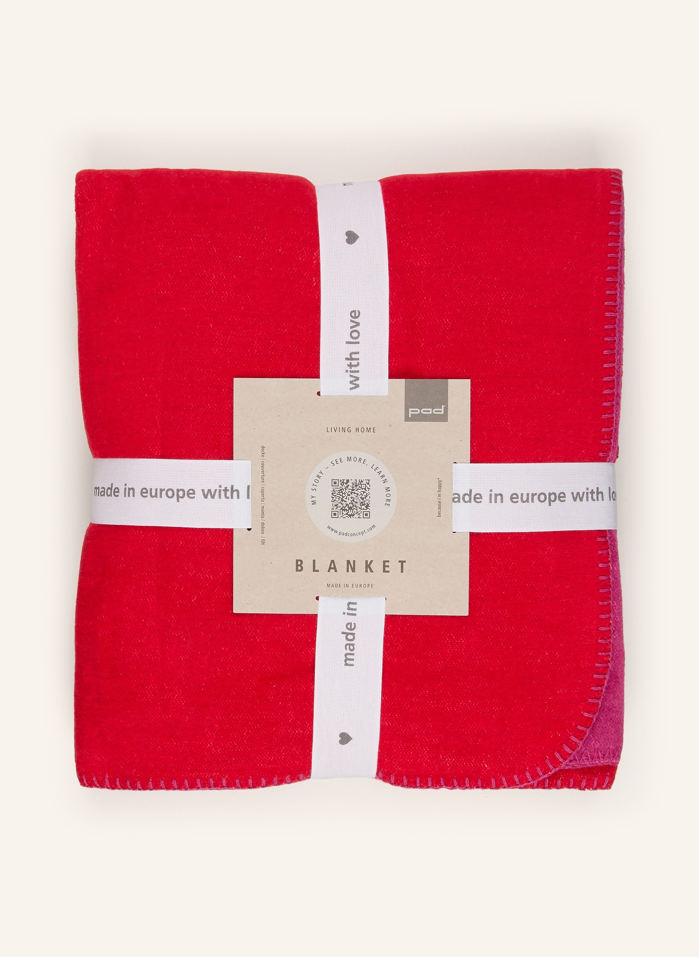 PAD Plaid HOBART: ROUGE / ROSE FUCHSIA