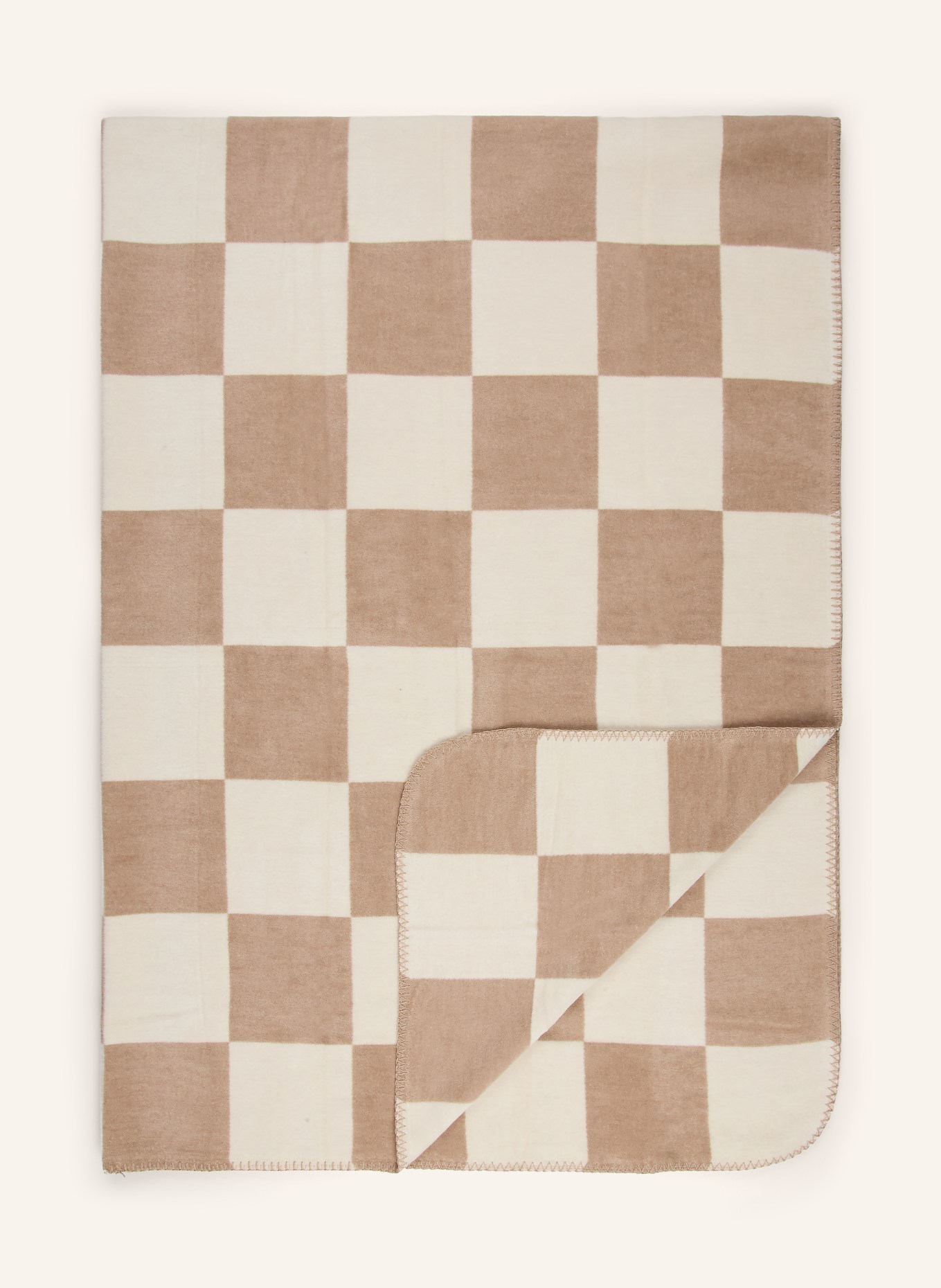 PAD Plaid CHESS: MARRON CLAIR / BEIGE