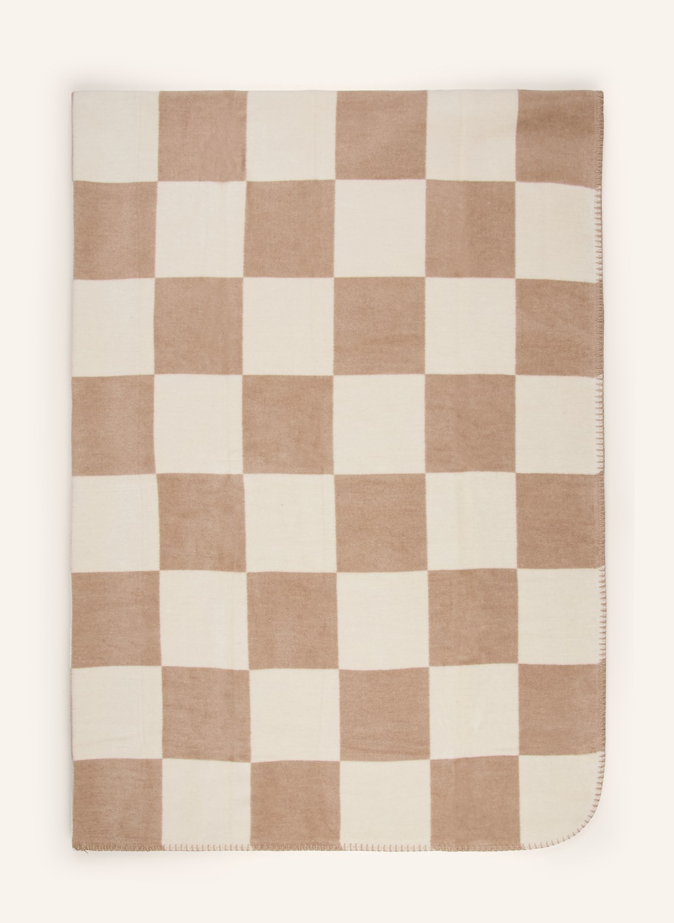 PAD Plaid CHESS: MARRON CLAIR / BEIGE