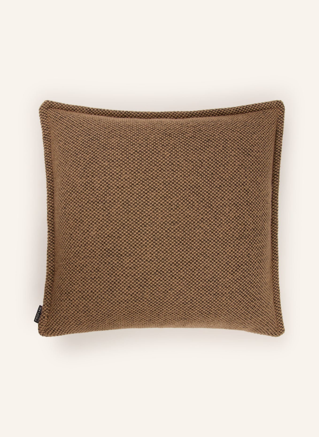 PROFLAX Housse de coussin décorative CALMO: CHAMEAU