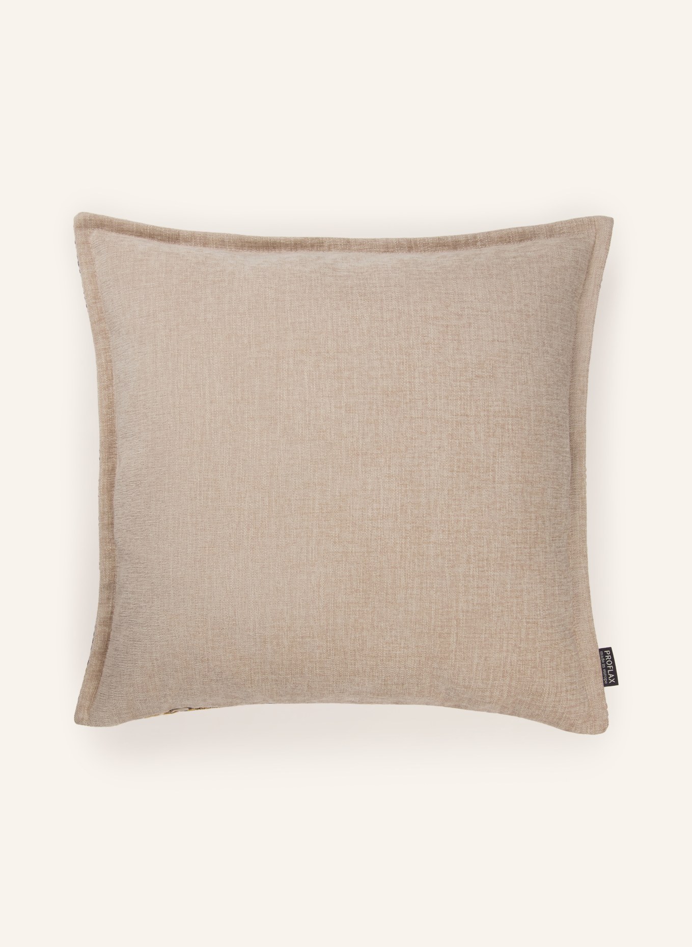 PROFLAX BROCCOLO Decorative cushion cover: CREAM / COGNAC / DARK RED