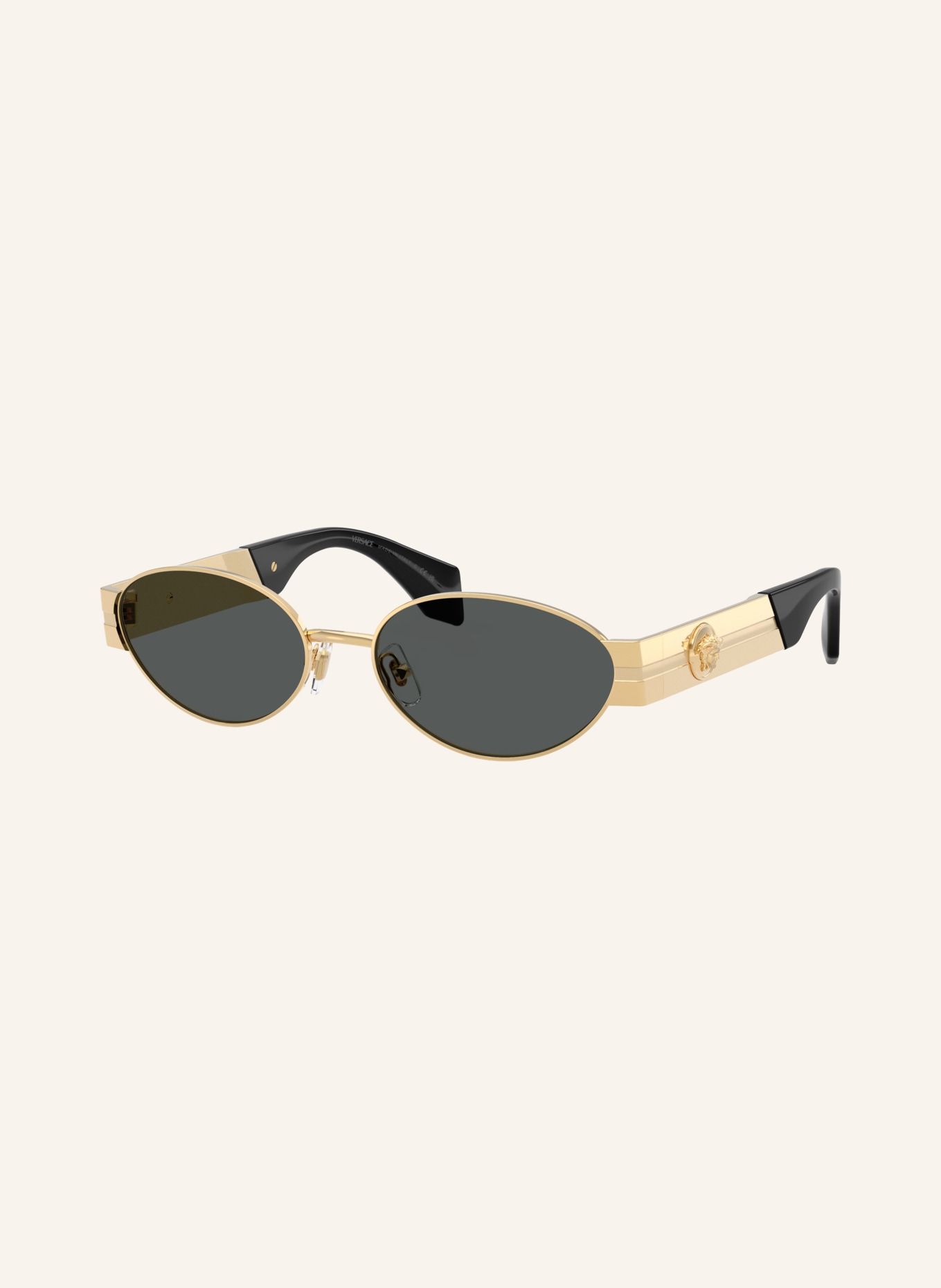 VERSACE Zonnebril VE2301: GOUD VERSACE/ DONKERGRIJS