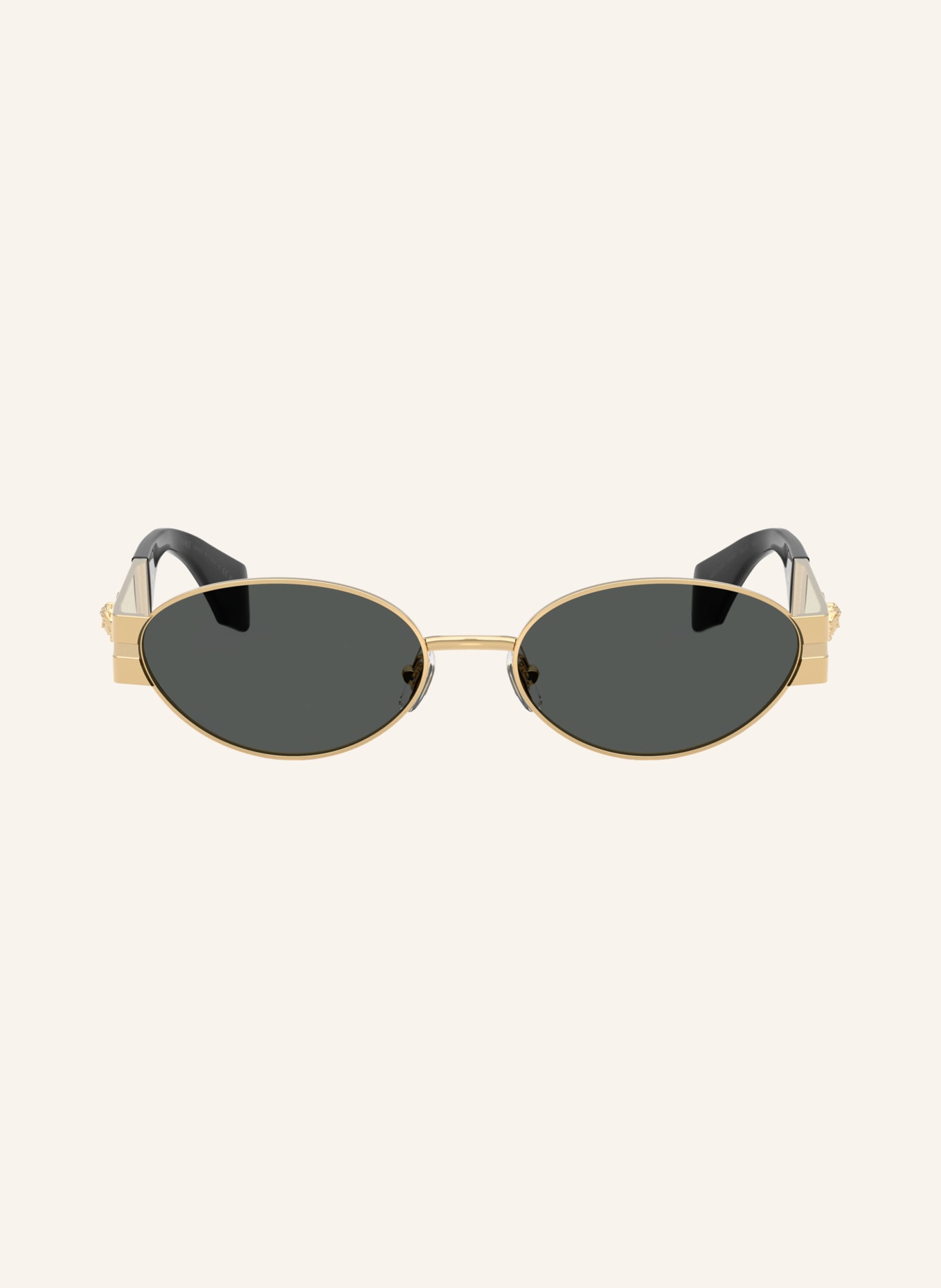VERSACE Zonnebril VE2301: GOUD VERSACE/ DONKERGRIJS